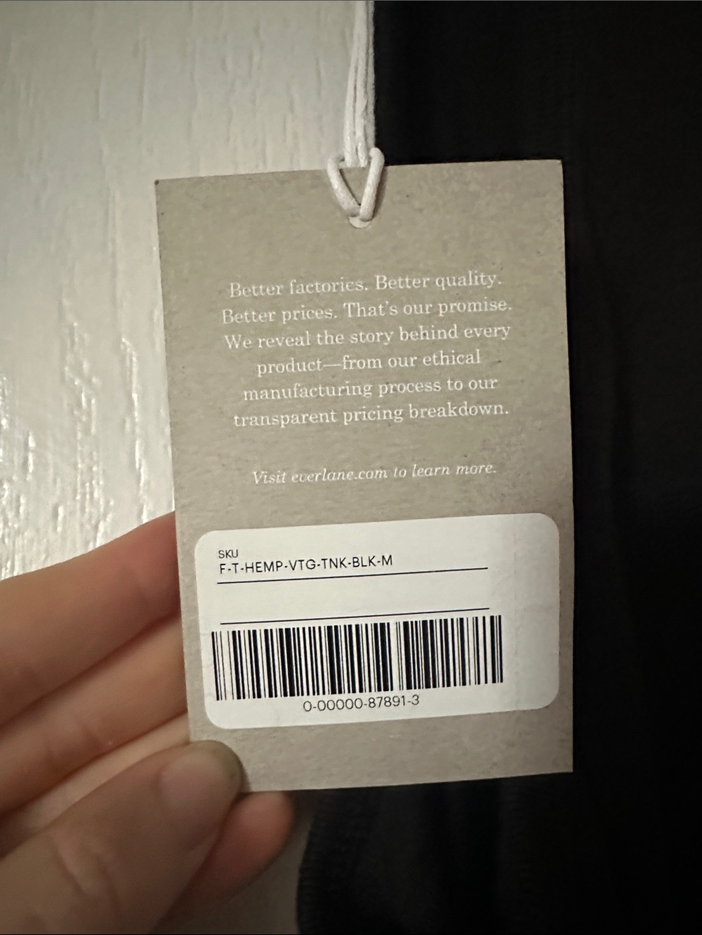 Everlane Black Ribbed High-Neck Tank - Picture 5 of 5